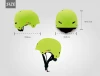 2020 new moulding half face snow board helmet ski visor lightweight skate helmet