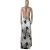 Import 2020 Newest Woman Floral Printed Backless Halter Beach Maxi Long Dress from China