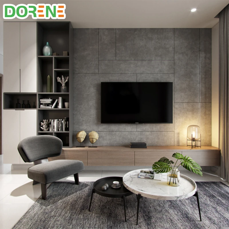 2021 Dorene Latest Modern Wall TV Cabinet Designs