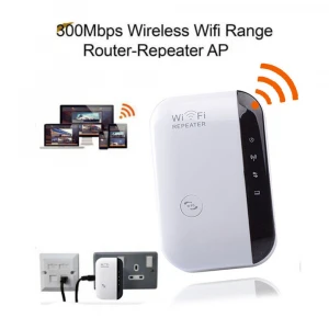 2021 High Quality 220V 300Mbps Wireless Wifi Repeater 802.11N/B/G Network Router Long Range Wifi Repeater