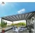 2021 In Stock Waterproof Metal Retractable Shade System Canopies With Outdoor Fabric