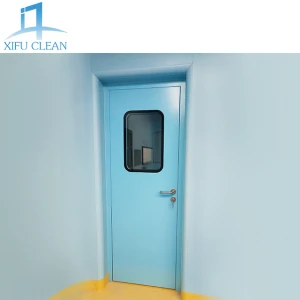 2021 Latest stainless steel door with tempered windows Cleanroom Door