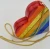 Import 2021 New arrival women heart shaped acrylic purse chain shoulder party crossbody rainbow evening bags ladies from China