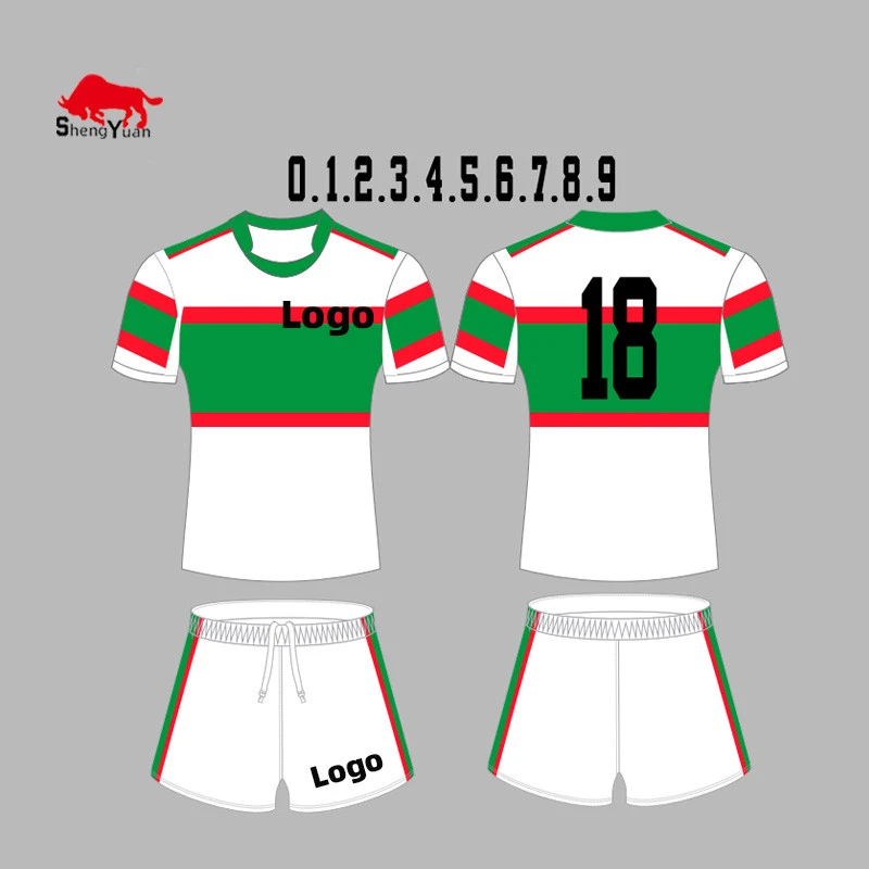 2021 New design customize sublimation rugby jersey with custom Logo rugby uniforms set