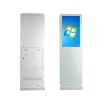 21.5 inch free standing advertising display android system internet checking information self service for hospital