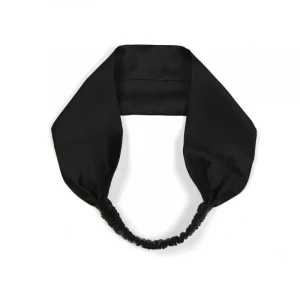 22 mm luxury 100% silk elastic hairbands silk hair ring headwrap hair band