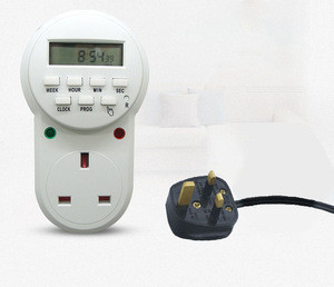 Buy 230v 50hz Uk Plug Timer Switch Socket Digital Lcd Power Energy ...