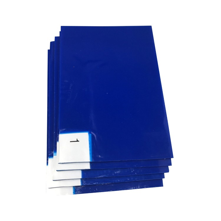 24X36 Inch 30Sheets Industrial Cleanroom Floor Door Entrance Blue Sticky Mat