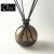 Import 250ml colored sphere shape reed diffuser glass bottle with sticks from China