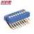 Import 2.54mm 8 positions (SPST) gold-pin DIP switch from Taiwan