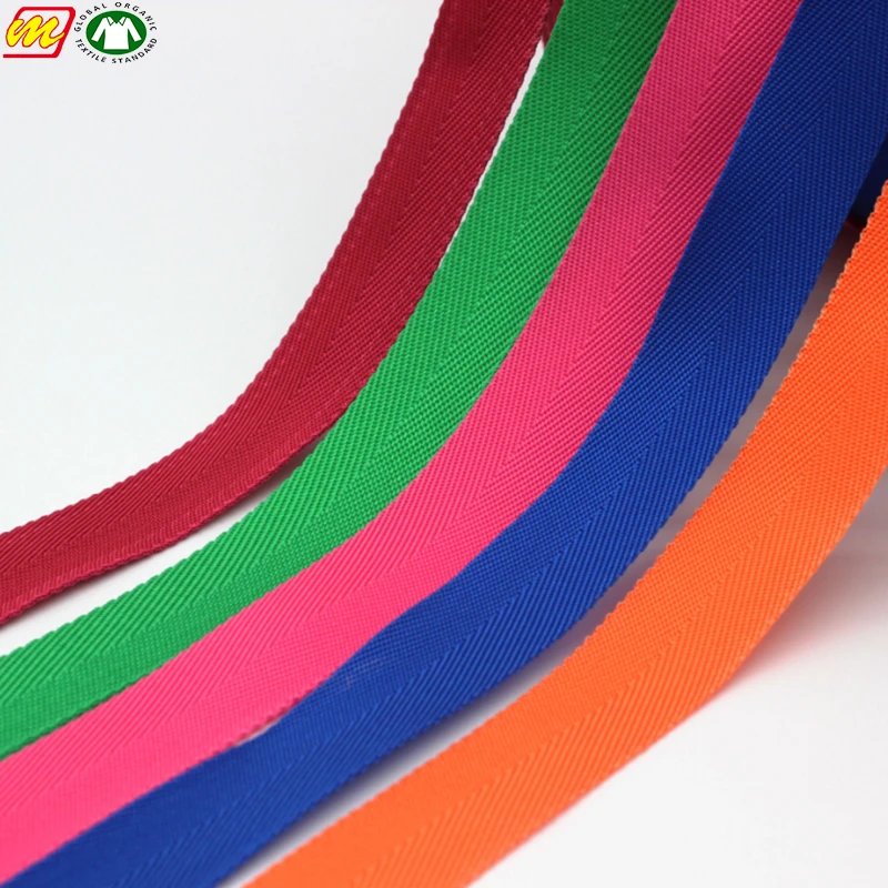 25mm High Quality Strap Nylon Webbing Herringbone Pattern Knapsack Strapping Sewing Bag Belt Accessories