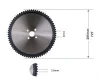 285-32-2.0-72T Circular Metal Saw Blades For Construction Cutting With Coating