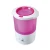 Import 2kg mini transparent round spin dryer for clothes water extractor/dehydrator from China