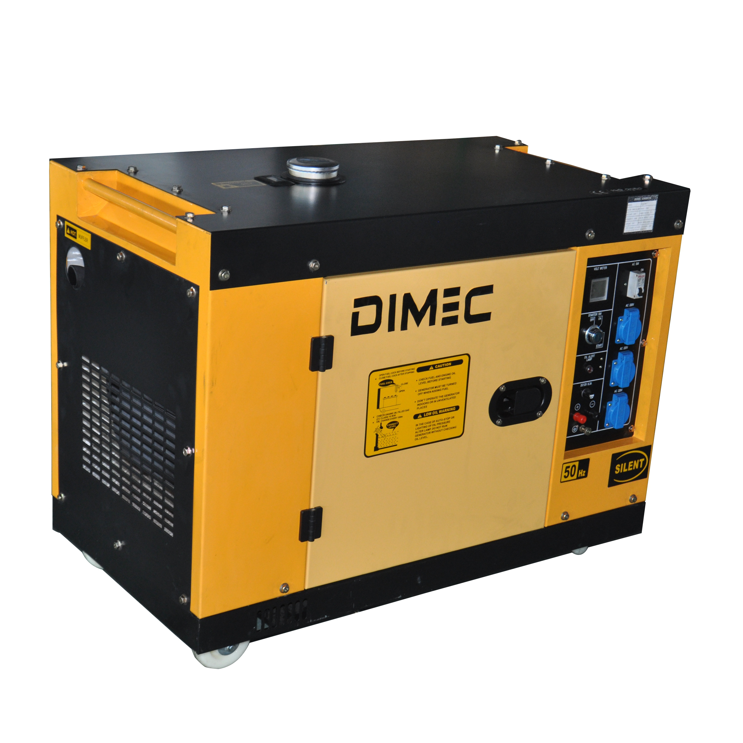 3% Off PME8000SE 6KW soundproof diesel generator silent 1 or 3 Phase
