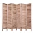 Import 3 Panel Folding rustic Wood Room Divider Screen from China