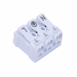 3 Pin Quick Wire Connectors With Press Release Button High Quality Low Price Flame Retardant Screwless Terminal Block