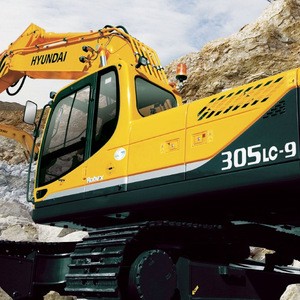 30 ton R305-9T hydraulic crawler excavator with hydraulic breaker