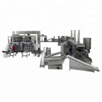 300kg/h Automatic Fresh Potato Chips Peeler Fryer Making Machine Price