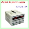 30V/10A Adjustable dc regulated power supply, voltage stability and high precision of four digital number display
