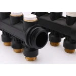 313L quality floor heating system brass pex manifold port plumbing