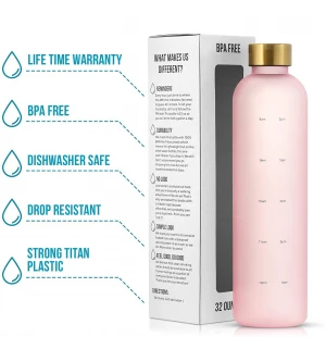32 OZ Customized Promotional Drink Plastic Sport Water Bottle