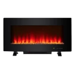 36 inch  electric wall heater fireplace decorative flame electric fireplace