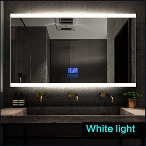3cm Lighting Part Bluetooth LED Bath Mirror Anti Fog Bathroom Mirror