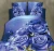 Import 3D  Duvet Cover Set  with Pillowcases Flat sheet Quilt case Washed Microfiber 3d floral Bedding Set with zipper closure from China