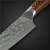 Import 3pcs 8 inch Damascus pattern kitchen knife set chef knife with pakka handle kitchen accessories from China