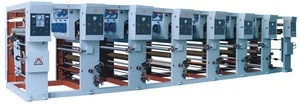 4 color plastic film gravure printing machine