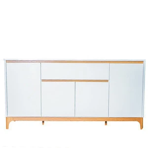 4 Door 1 Drawer Sideboard Modern Wood Design Sideboard Cabinet Home Furniture