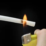 4kv ID 1mm ~ 40mm Fiberglass Tube 600 Deg.C High Temperature Chemical Glass Fiber Braided Sleeve Soft Wire Pipe  White