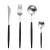 Import 4pcs/Set Dinnerware Knife Teaspoon Cutlery Set Kitchen Fork Spoon Cutlery Stainless Steel Flatware Sets from China