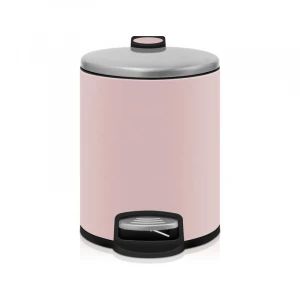 5 Liter Mini Trash Can with Lid Soft Close 4 color Bathroom Trash bin