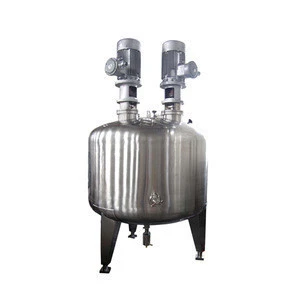 500 Gallon Solution/Preparation/Pharmaceuticals Stainless Steel Jacketed Mixing Tank / Mixing Vessel
