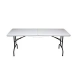 5FT Fold-in-half plastic folding table -bent leg ktk110171