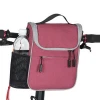5L Bicycle Handlebar Bag Bike Front Basket Easy Carrying Lunch Box Pouch Sling Bag Shoulder for Working Cycling School Bike Bag