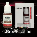 5ml 10ml 30ml Pigments tattoo ink For Eyebrow Eyeliner Lips Permanent Make up Pigment Zhongyu