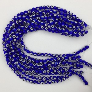 6mm murano glass beads, glass lampwork beads round  , evil eye beads for jewelry making