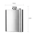 6OZ Stainless Steel  Hip Flask with red painting