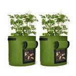 7 Gal /25L Potato Cultivation Planting Non Woven Fabric Pots Planters Vegetable Planting Farm Home Garden Potato Grow Bags