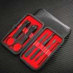7 pcs Professional Manicure Set Pedicure Knife Toe Nail Clipper Cuticle Dead Skin Remover Kit Stainless Steel Feet Care Tool Set