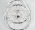 Import 700C road bicycle disc brake wheel set retro silver wheel set road bike wheel set from China