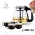Import 700ml/900ml/1100ml Clear Borosilicate Glass Coffee Blooming Tea Pot Set With Infuser from China