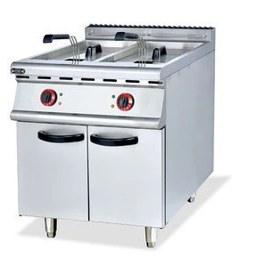 (#700)Restaurant Supply Stainless Steel CE Certification electric fryer With Cabinet (OT-899D)