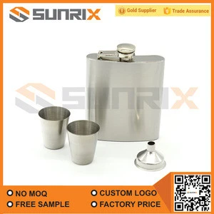 7Oz Stainless Steel Hip Flask for Liquor in Gift package