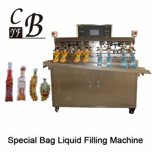 8 nozzle bag juice filling machine/8 nozzle bottle shape juice pouch packing machine
