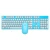 Import 8820 Desktop laptop 2.4G optical punk round keycap wireless keyboard mouse suit from China