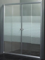 8mm 2 sliding door glass shower doors