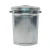 Import 9.5L/12Litre galvanized steel garbage bin/colored trash can/Metal Trash Cans With Lids from China